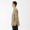 Cotton Silk Lawn Double Pocket Shirt / Greige