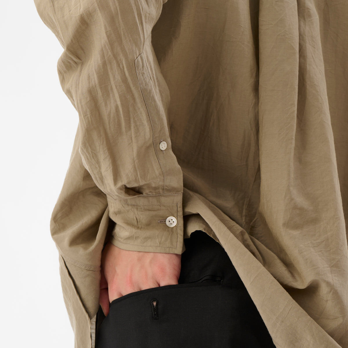 CSH-4 / CS Lawn Pile / Greige / ダブルポケット シャツ