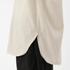 Cotton Broad Modified Skipper Shirt / Ivory
