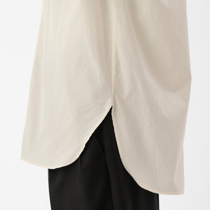 CSH-33 / 100/2 Cotton Broad / Ivory / スキッパーシャツ