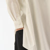 Cotton Broad Modified Skipper Shirt / Ivory