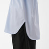 Cotton Broad Modified Skipper Shirt / Sax
