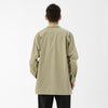 Cotton Broad Modified Skipper Shirt / Light Khaki