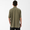 Cotton Silk Twill Double Pocket Shirt / Khaki