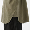 Cotton Silk Twill Double Pocket Shirt / Khaki