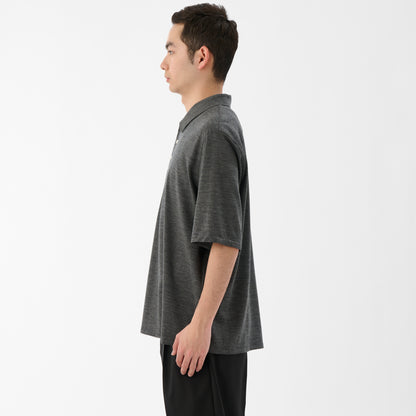 2/72 Wooljersey Poloshirt / Grey