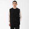 Wool Calmskin Vest / Black
