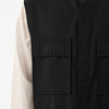 Wool Calmskin Vest / Black