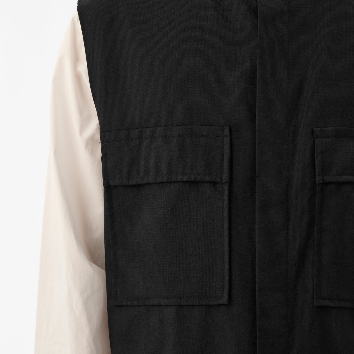 CVT-1 / Wool Calmskin / Black / ダブルポケットベスト