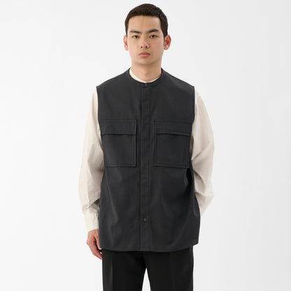 CVT-1 / Wool Calmskin / Grey / ダブルポケットベスト