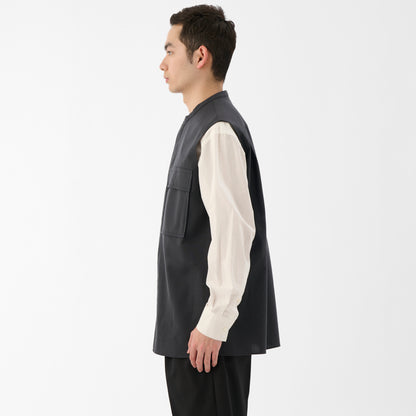 CVT-1 / Wool Calmskin / Grey / ダブルポケットベスト