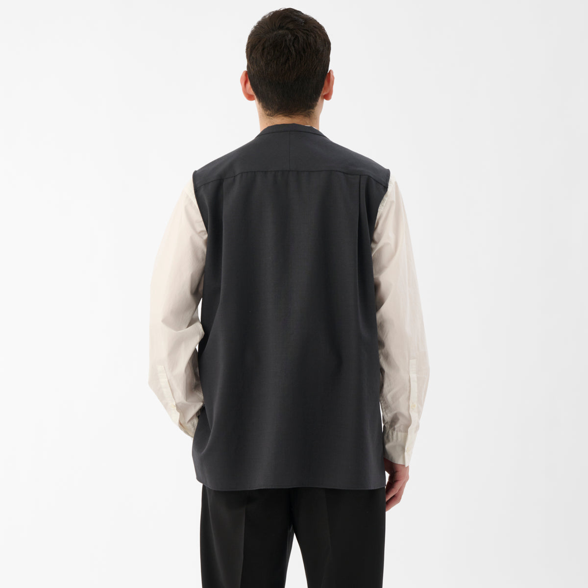CVT-1 / Wool Calmskin / Grey / ダブルポケットベスト